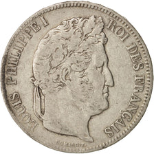 FRANCE, Louis-Philippe, 5 Francs, 1832, Limoges, VF(20-25), Silver, KM:749.6