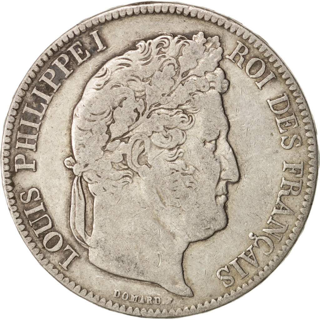 France, Louis-Philippe, 5 Francs, 1840, Rouen, VF(20-25), Silver, KM:749.2