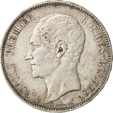 Belgium, Leopold I, 5 Francs, 5 Frank, 1852, VF(30-35), Silver, KM:17