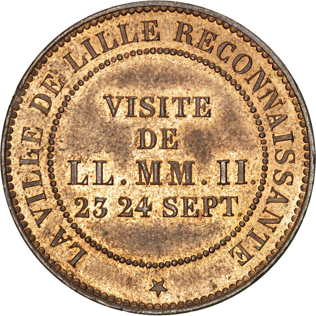 Second Empire, Module de 10 Centimes Napoléon III Tête Nue, 1853 W