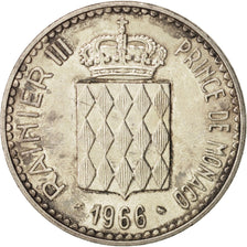 Coin, Monaco, Rainier III, 10 Francs, 1966, AU(55-58), Silver, KM:146