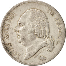 France, Louis XVIII, Louis XVIII, 5 Francs, 1821, Paris, TB+, Argent, KM:711.1