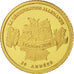 Munten, Togo, 1500 Francs CFA, 2010, FDC, Goud