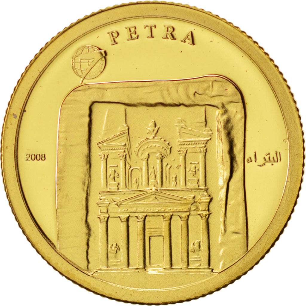 Mongolia, 1000 Togrog, Petra, 2008, MS(65-70), Gold