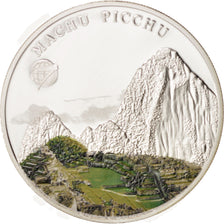 Mongolia, 100 Tugrik, Machu Picchu, 2008, MS(65-70), Silver, KM:317