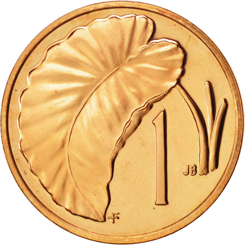 Cook Islands, Elizabeth II, Cent, 1978, Franklin Mint, USA, MS(65-70), Bronze