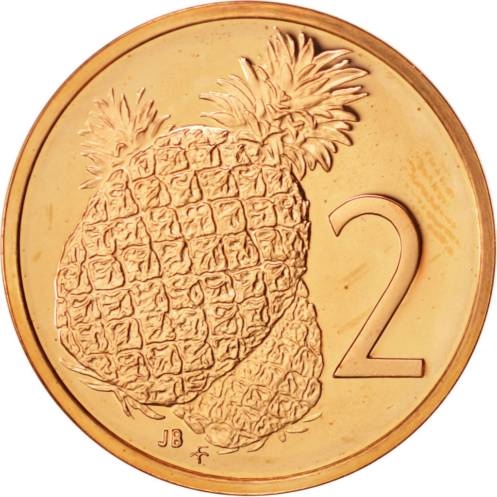 Cook Islands, Elizabeth II, 2 Cents, 1978, Franklin Mint, USA, MS(65-70)