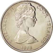 Islas Cook, Elizabeth II, 5 Cents, 1978, Franklin Mint, USA, FDC