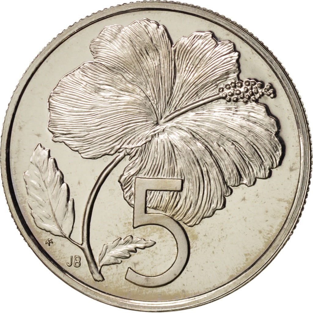 Cook Islands, Elizabeth II, 5 Cents, 1978, Franklin Mint, USA, MS(65-70)