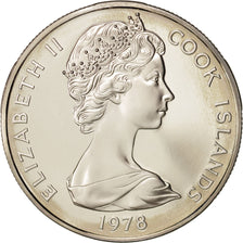 Cook Islands, Elizabeth II, 50 Cents, 1978, Franklin Mint, USA, MS(65-70)