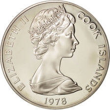 Cook Islands, Elizabeth II, Dollar, 1978, Franklin Mint, USA, MS(65-70)