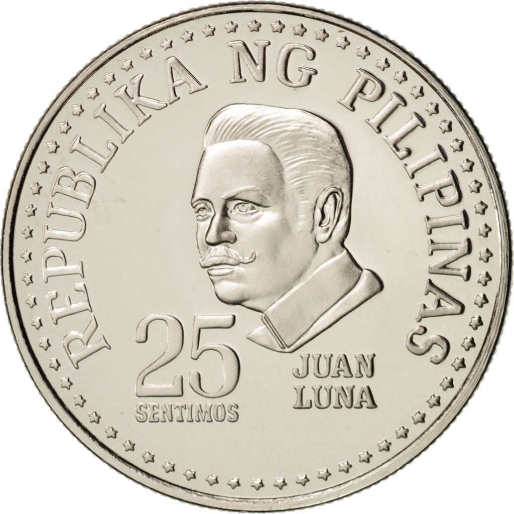 Philippines, 25 Sentimos, 1975, MS(65-70), Copper-nickel, KM:208