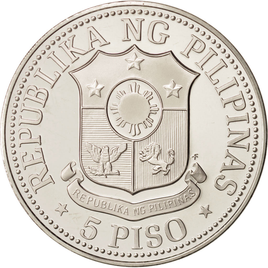 Philippinen, 5 Piso, 1975, STGL, Nickel, KM:210.1