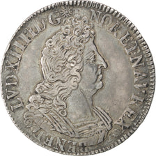 FRANCE, Écu aux insignes, ECU, 1701, Paris, KM #329.1, EF(40-45), Silver, ...