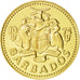 Moneda, Barbados, 5 Cents, 1975, Franklin Mint, FDC, Latón, KM:11