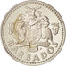 Moneda, Barbados, 25 Cents, 1975, Franklin Mint, FDC, Cobre - níquel, KM:13