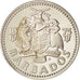 Monnaie, Barbados, 25 Cents, 1975, Franklin Mint, FDC, Copper-nickel, KM:13