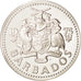 Barbados, 5 Dollars, 1975, Franklin Mint, FDC, Cobre - níquel, KM:16