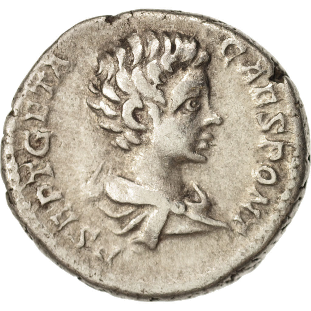 Munten, Geta, Denarius, 200, Roma, ZF, Zilver, RIC:18