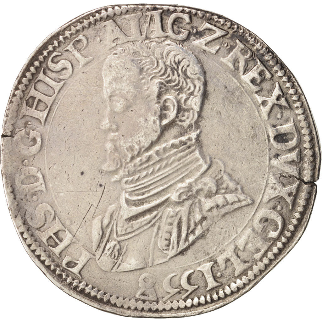 Pays-Bas, Ecu, 1558, TTB, Argent
