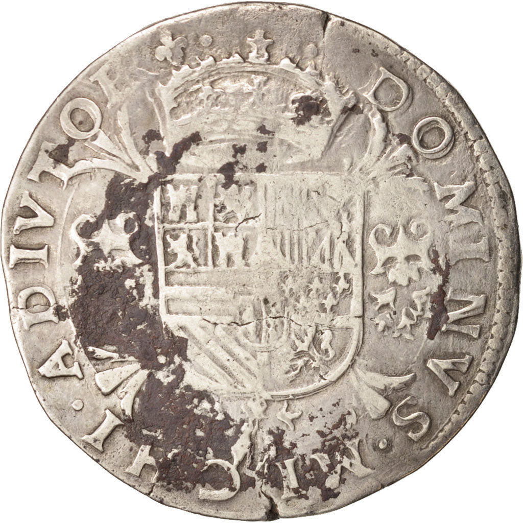 Belgium, Philippe, Ecu, 1576, Bruges, VF(30-35), Silver