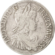 Coin, France, Louis XIV, 1/2 Écu à la mèche longue, 1/2 Ecu, 1650, Bayonne