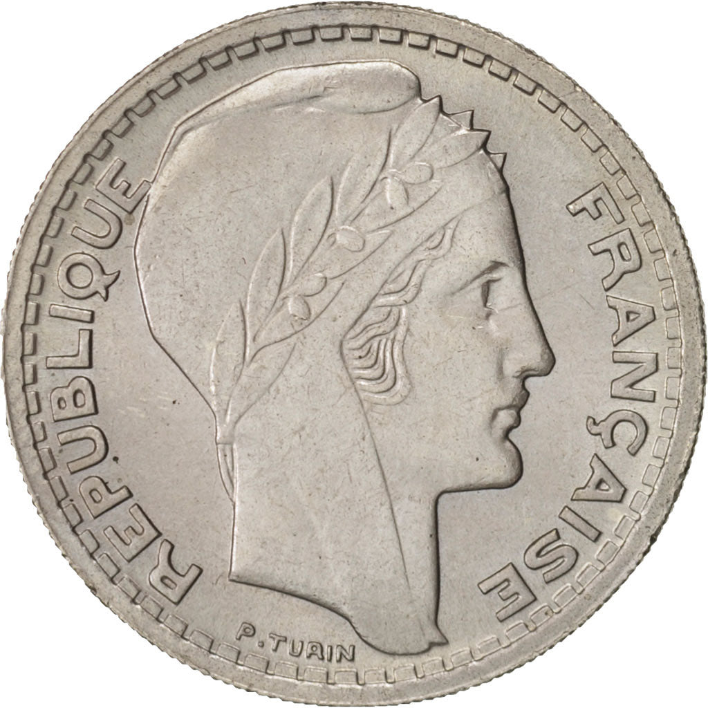 Coin, France, Turin, 10 Francs, 1946, Beaumont - Le Roger, MS(63)