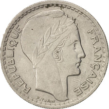 France, Turin, 10 Francs, 1947, Beaumont - Le Roger, AU(55-58), Copper-nickel