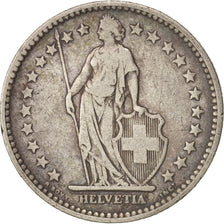 Coin, Switzerland, 2 Francs, 1886, Bern, VF(20-25), Silver, KM:21