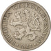 Moneda, Checoslovaquia, Koruna, 1922, MBC+, Cobre - níquel, KM:4
