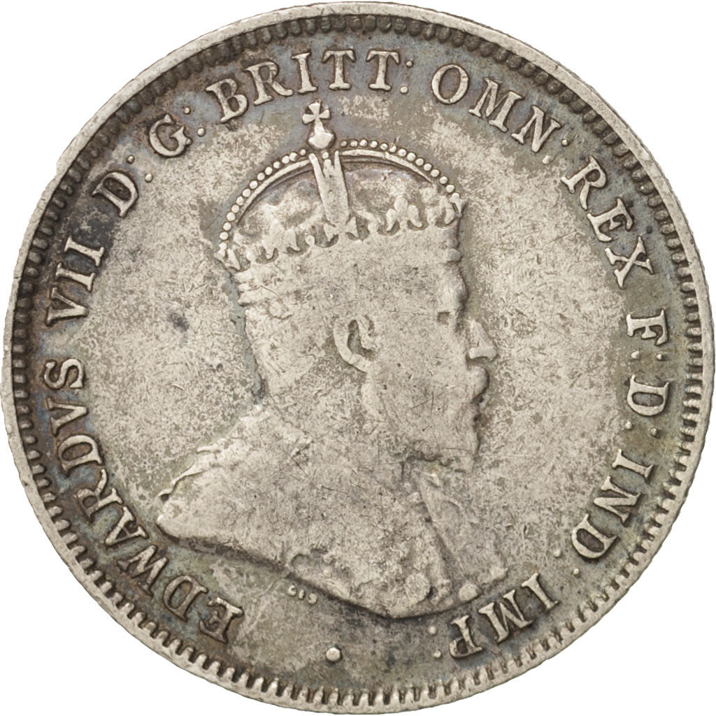 Australia, Edward VII, Shilling, 1910, London, VF(20-25), Silver, KM:20