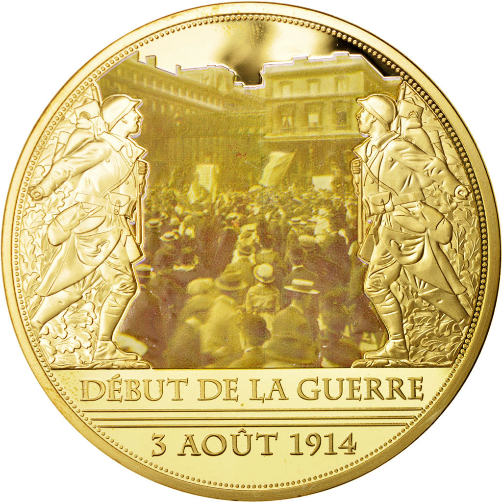 Francia, Medal, Centenaire de la Première Guerre Mondiale, Début de la guerre