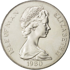 ISLE OF MAN, Crown, 1980, Pobjoy Mint, KM #65, MS(63), Copper-Nickel, 38.5,...
