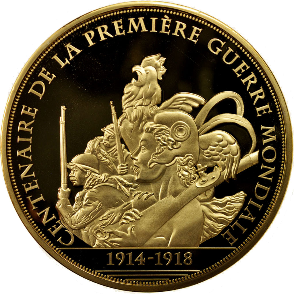 France, Medal, Centenaire de la Première Guerre Mondiale, Bataille de la Marne