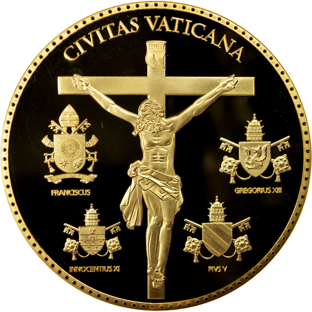 Vatican, Medal, Vatican, François, Religions & beliefs, 2014, MS(65-70), Copper