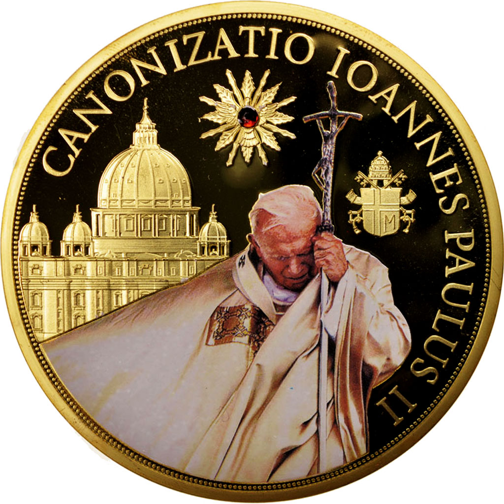 Vaticano, Medal, Vatican, Ioannes Paulus canonisation, Religions & beliefs, 2...