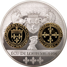 France, Medal, Histoire de la monnaie Française, Écu de Louis XII 1498