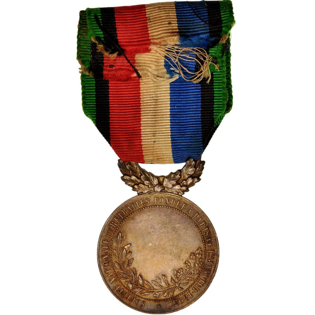 France, Société nationale de retraites, Medal, 1893, Excellent Quality