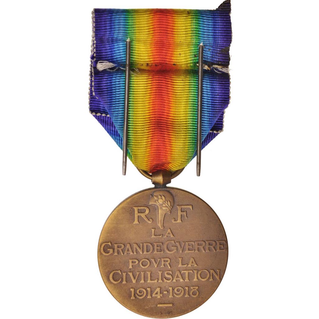 France, Médaille Inter-alliée de la victoire, Medal, Very Good Quality