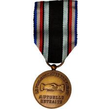 France, Le Poilu de l'Aube prévoyant, Mutuelle retraite, Medal