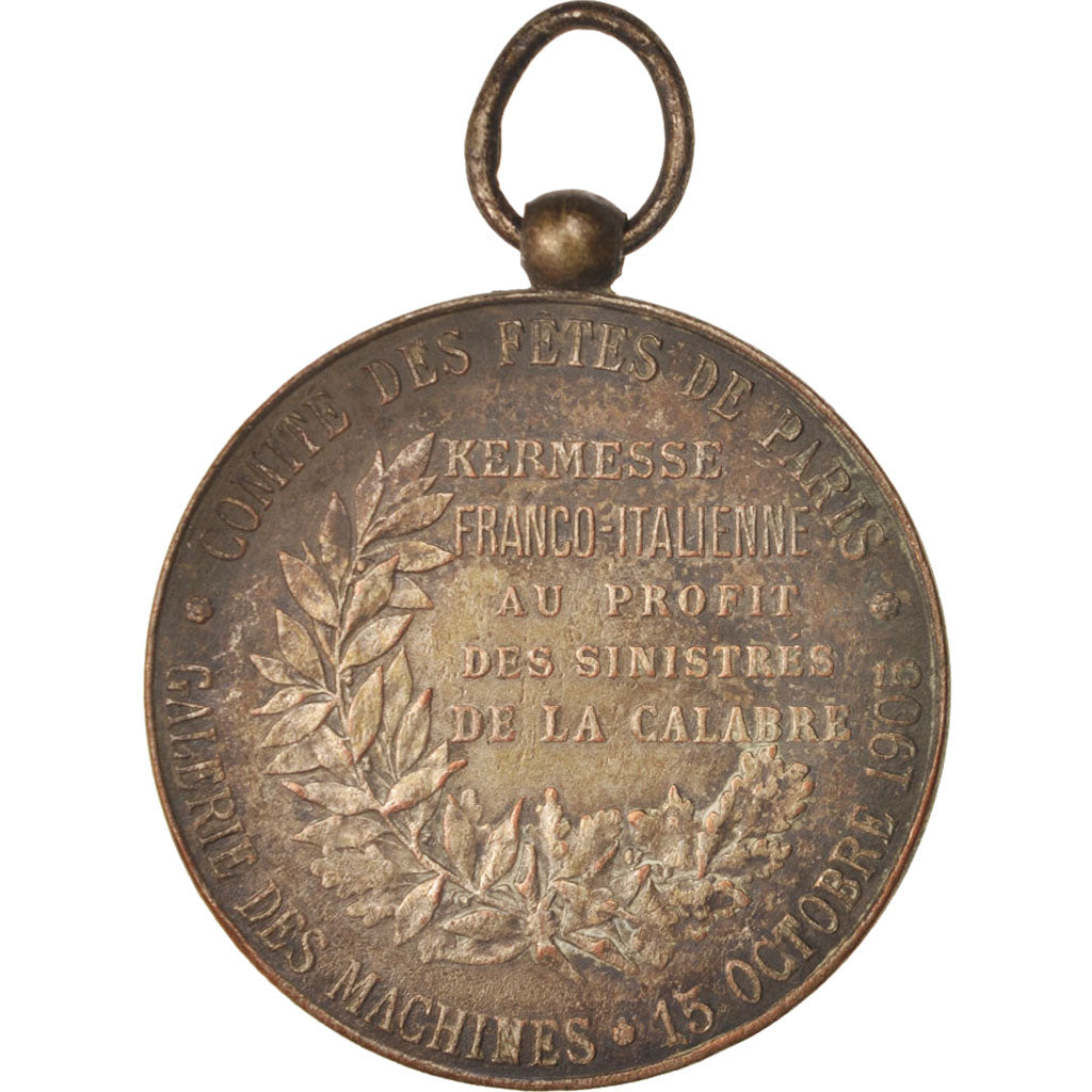 Francia, Medal, Comité des fêtes de Paris, Kermesse Franco-Italienne