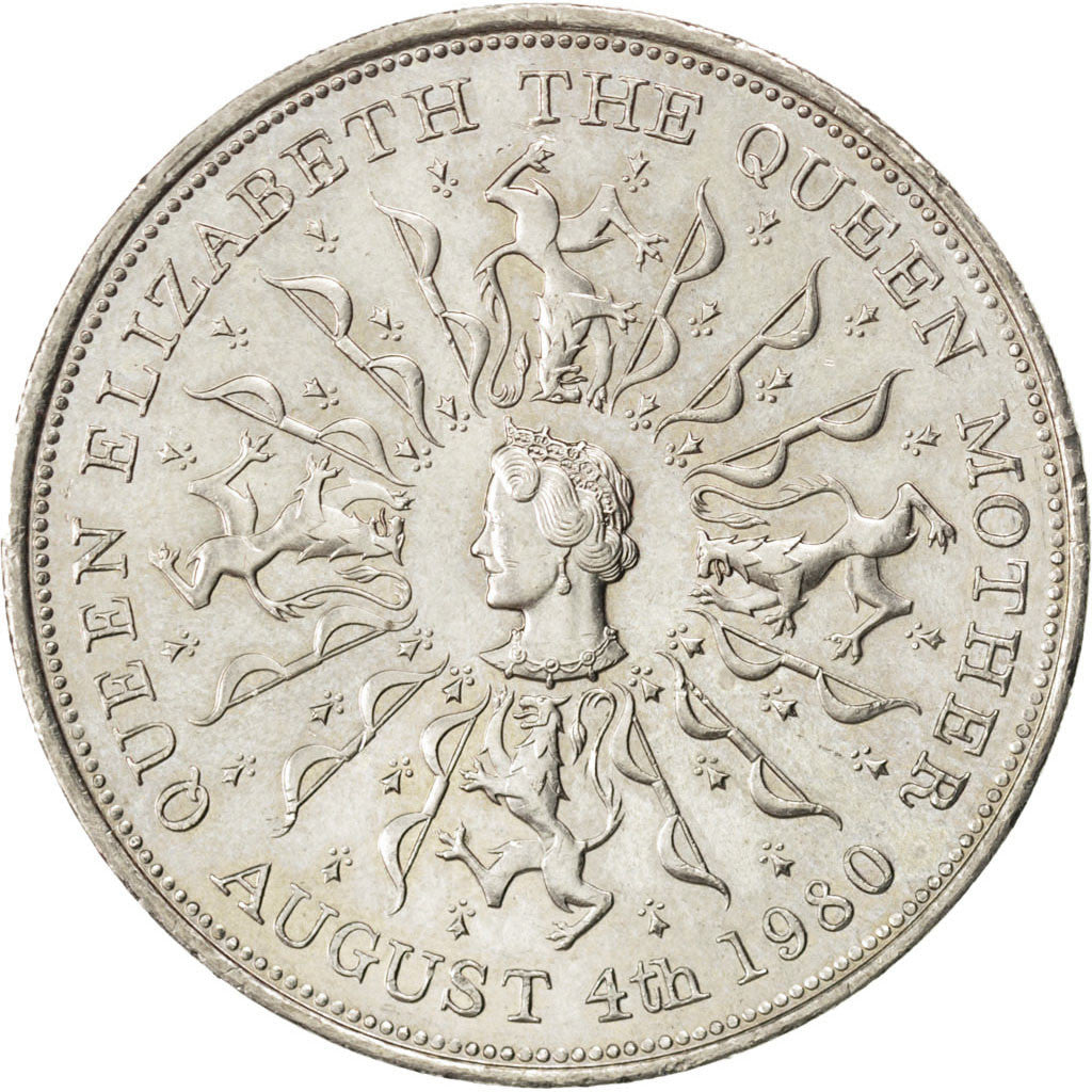 Moneta, Gran Bretagna, Elizabeth II, 25 New Pence, 1980, SPL, Rame-nichel