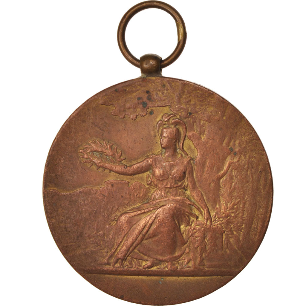France, Medal, La renaissance amicale des Halles, Politics, Society, War, 1906