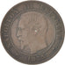 Moneta, Francia, Napoleon III, Napoléon III, 2 Centimes, 1855, Strasbourg, MB+