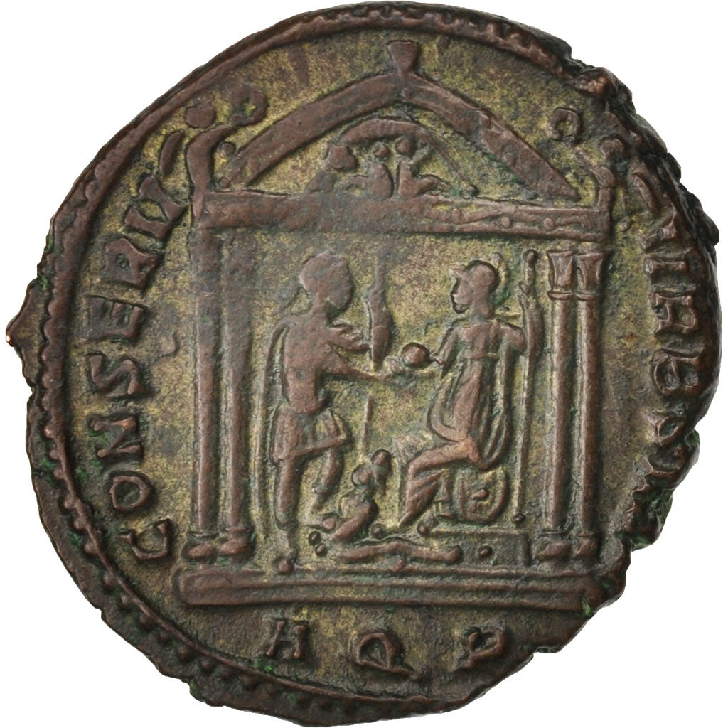 Maxentius, Follis, 306-312, Aquileia, MBC, Cobre, RIC:113