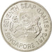 SINGAPORE, 5 Dollars, 1973, KM #10, MS(63), Silver, 38, 24.90