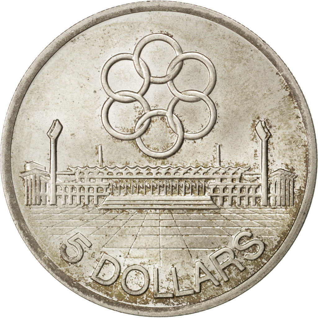 Singapour, République, 5 Dollars 1973, Jeux d'Asie du Sud-Est, KM 10