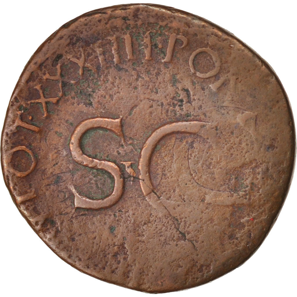 Augustus, As, 4, Roma, S, Copper, Sear:5 1689