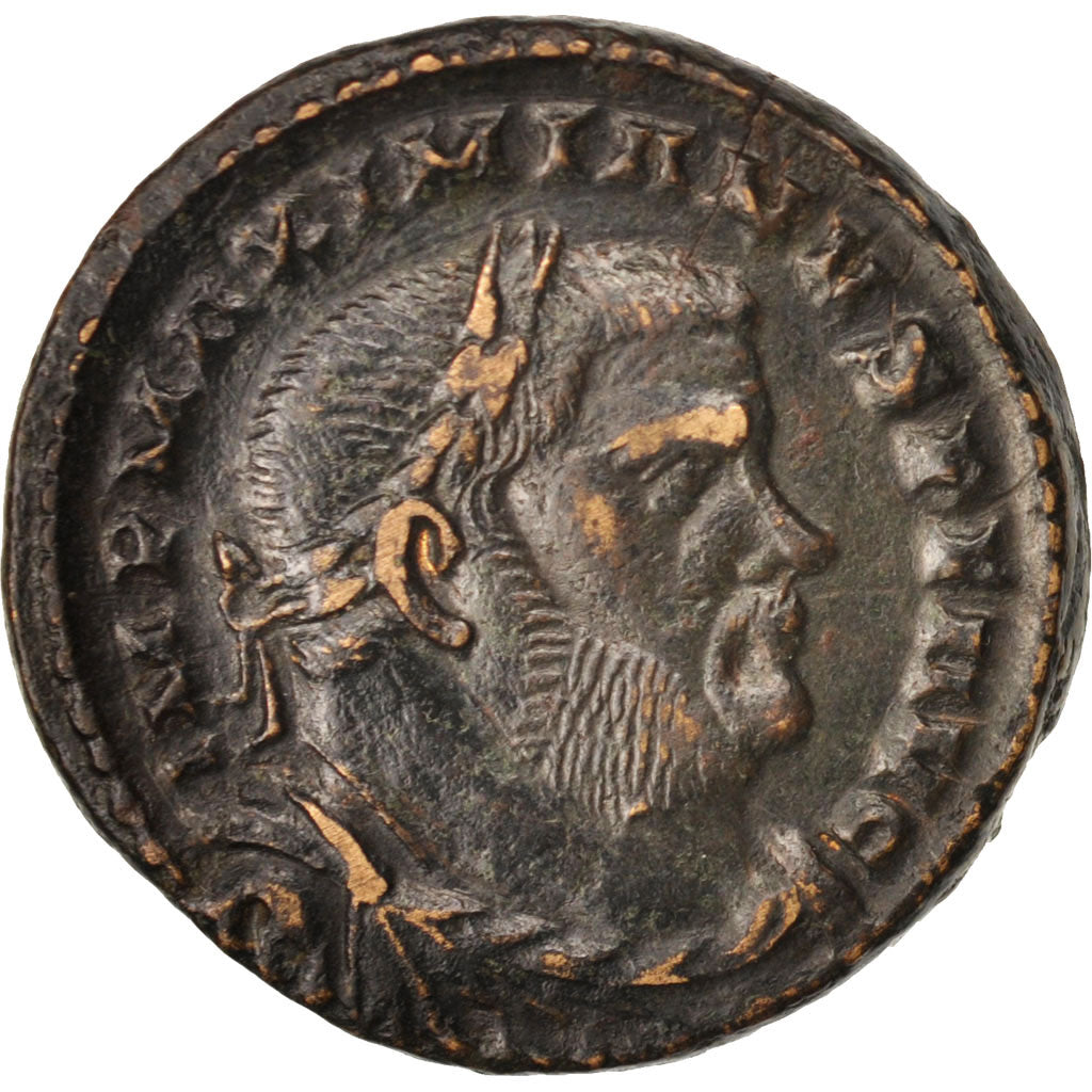 Monnaie, Maximien Hercule, Follis, AD 303, Londres, TTB, Bronze, RIC:25