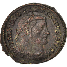 Monnaie, Dioclétien, Follis, 302-303, Trèves, TTB+, Bronze, RIC:519a